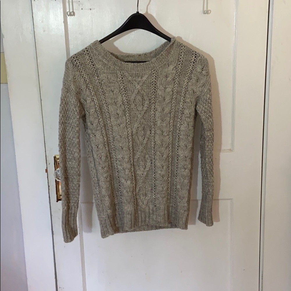Grey oversized sweater